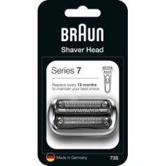 BRAUN Silver Shaver Head 73S - Ultimate Precision for a Smooth Shave | 4210201262916